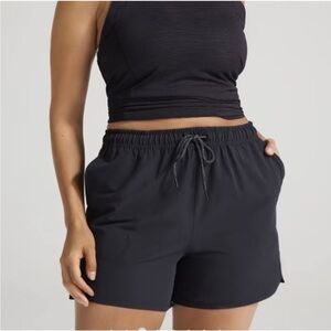 Allbirds Merino Wool Blend Natural Run Shorts Black XS NWT